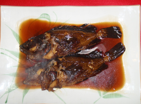 磯魚かさご料理写真